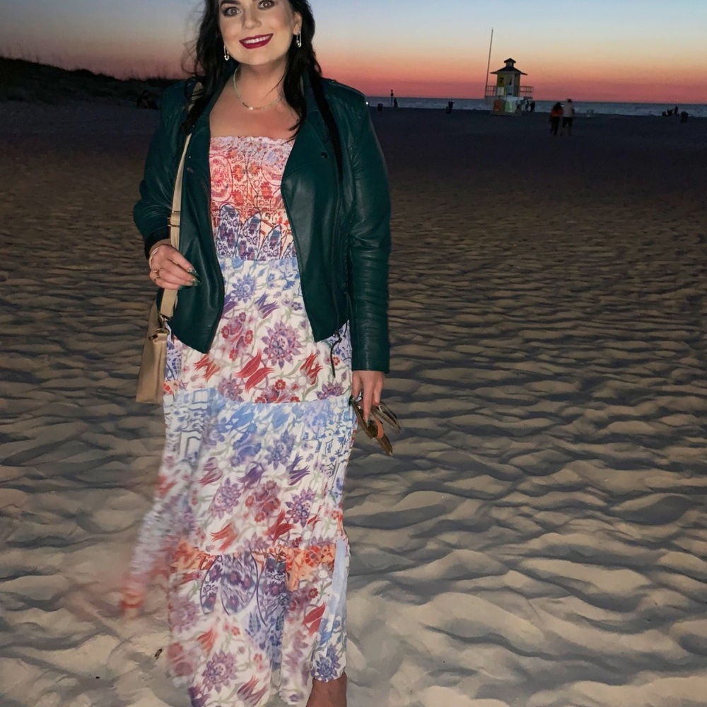 City Chic Floral Maxi Dress